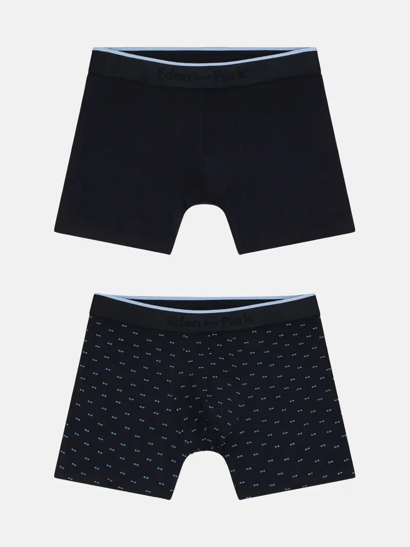 Lot de 2 boxers Eden Park bleus