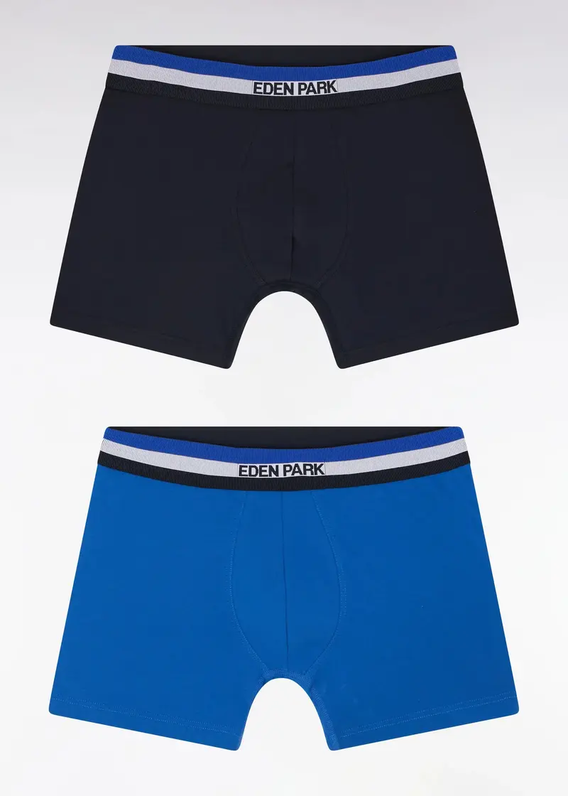 Lot de 2 boxers Eden Park bleus