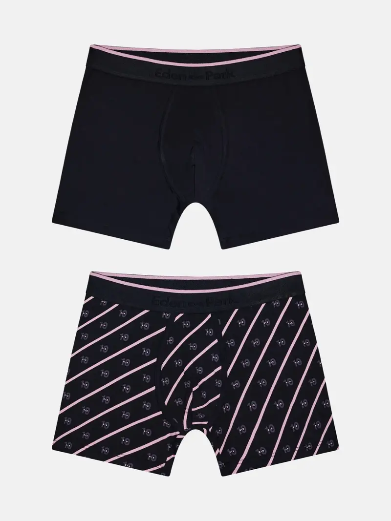Lot de 2 boxers Eden Park marine