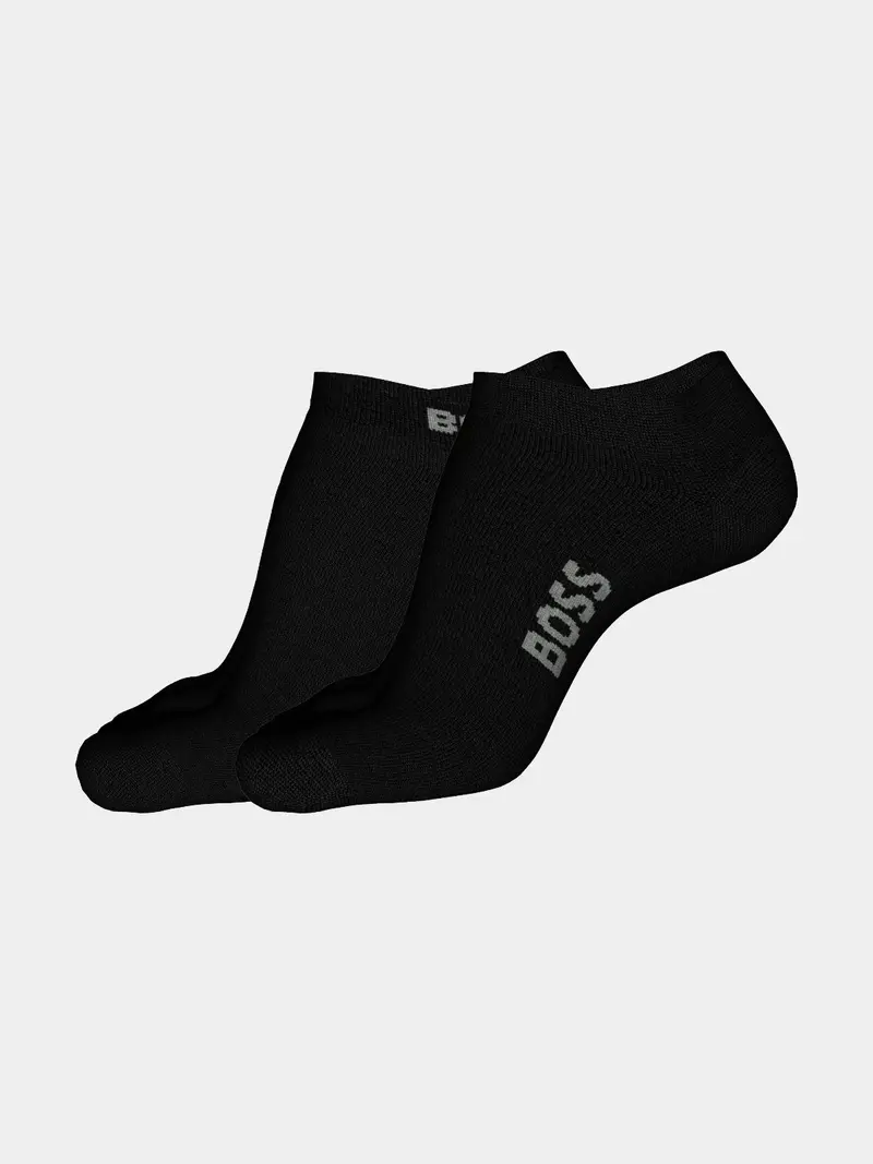 Lot de 2 paires de chaussettes BOSS noires en bambou