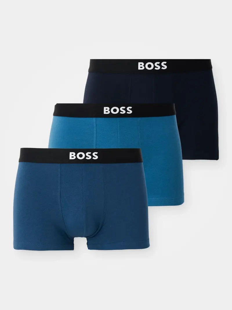 Lot de 3 boxers BOSS bleus