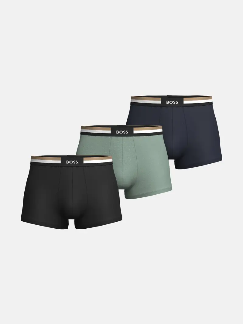 Lot de 3 boxers BOSS en coton stretch