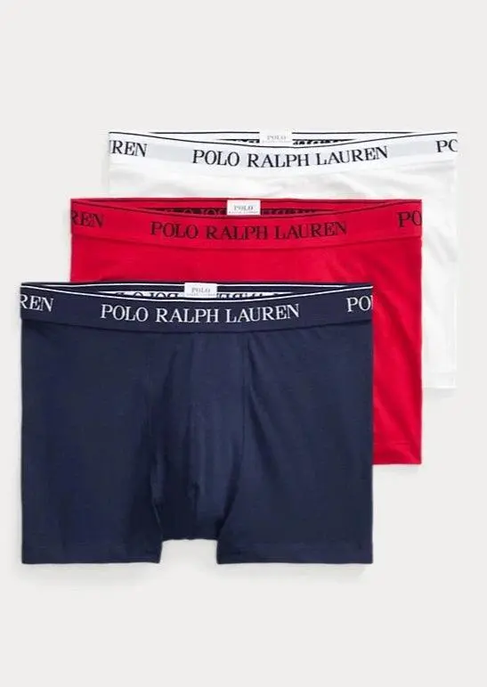Lot de 3 boxers Ralph Lauren marine
