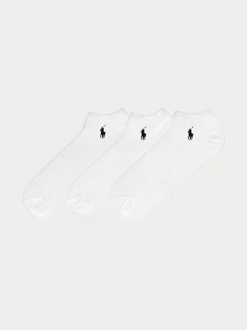 Lot de 3 paires de chaussettes Ralph Lauren blanches