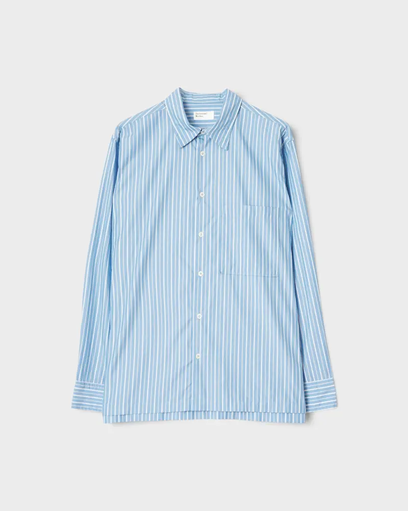Lucky Shirt ReFab Compact Cotton Blue Stripe