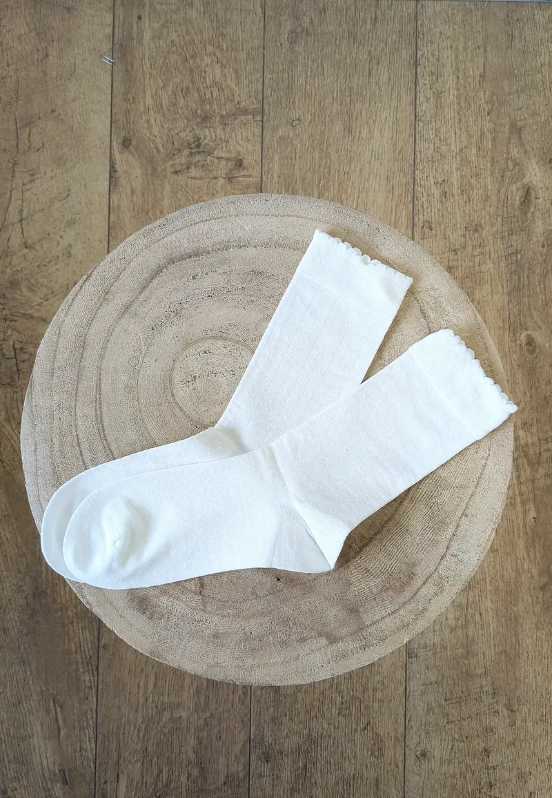 MADELEINE - Chaussettes Blanc
