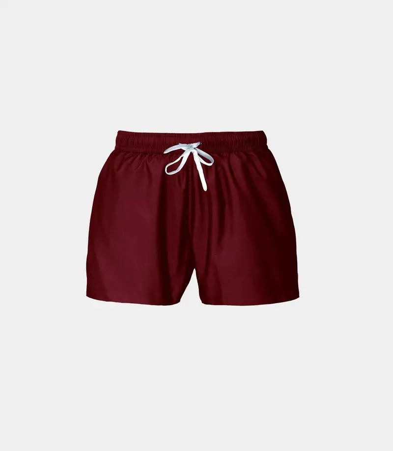Maillot de bain uni bordeaux "Wallas"