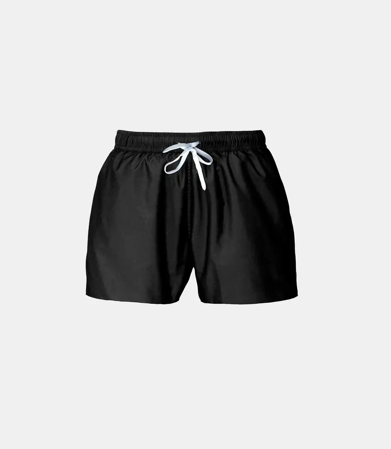 Maillot de bain uni noir "Wallas"