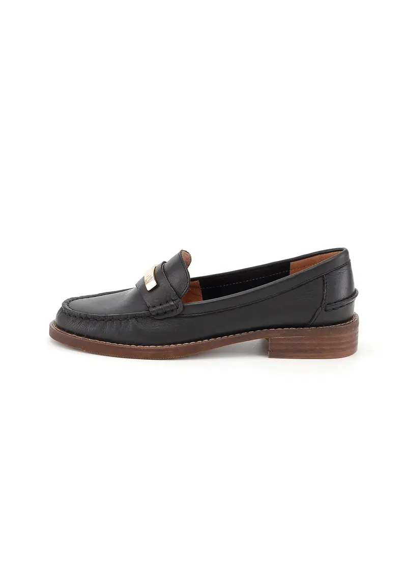 MARGOT - Mocassins en cuir Noir