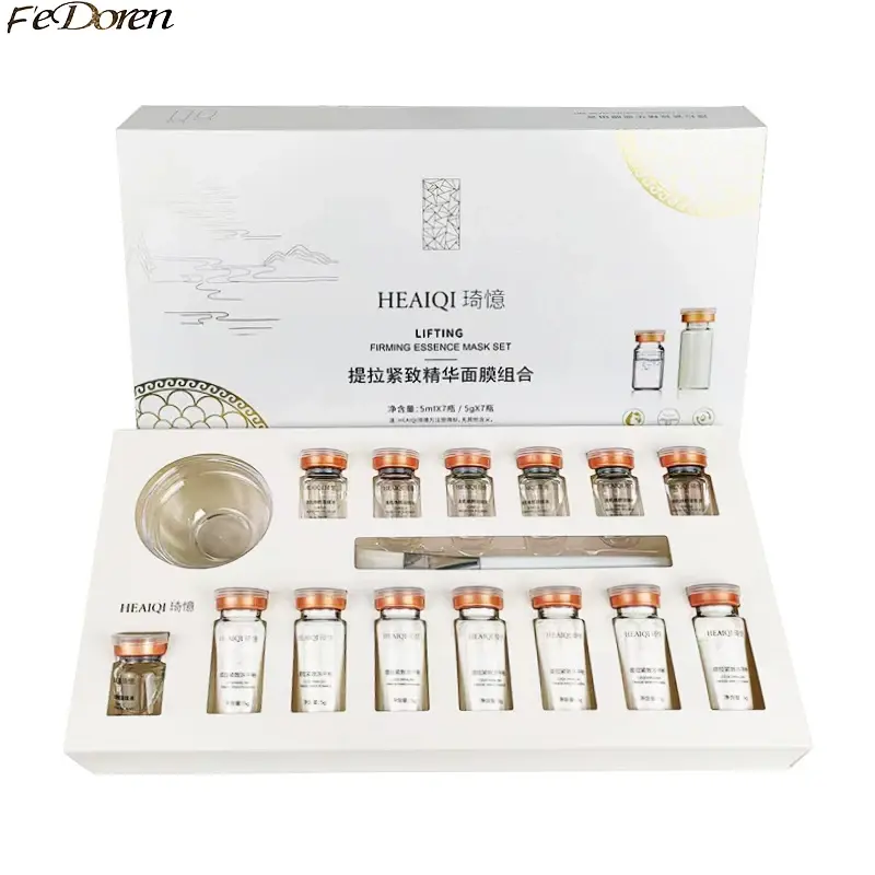 Masque facial au collagène coréen à l'acide hyaluronique, réparation, raffermissement, Lifting, améliore les ridules, éclaircit, hydratant, Peptide, Essence, soins pour la peau