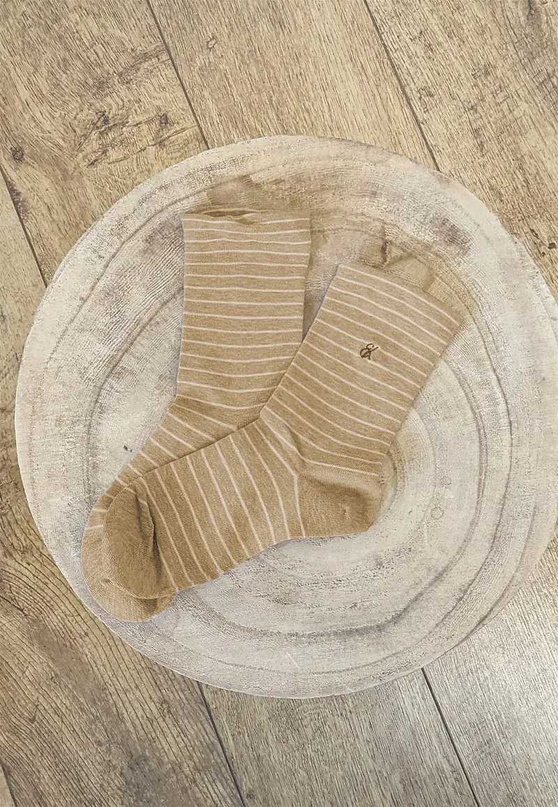 MATHILDE - Chaussettes Beige