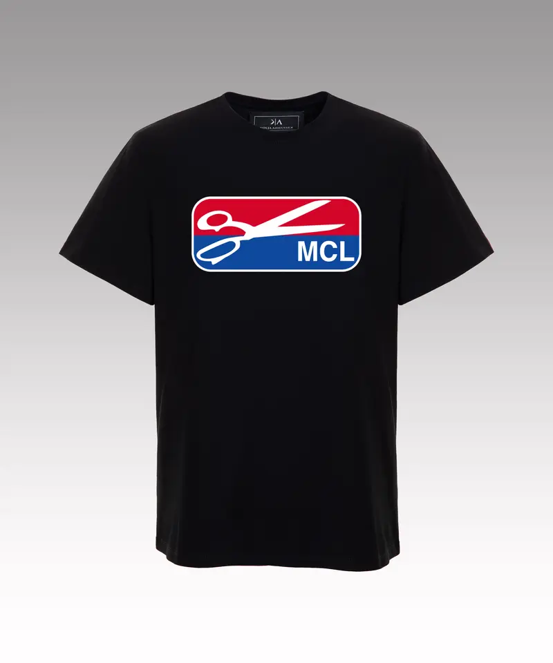 MCL BLACK COTTON T-SHIRT