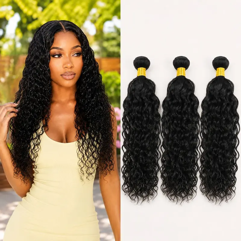 Mèches pour coiffure – Textures lisses et ondulées, 8 à 34 pouces