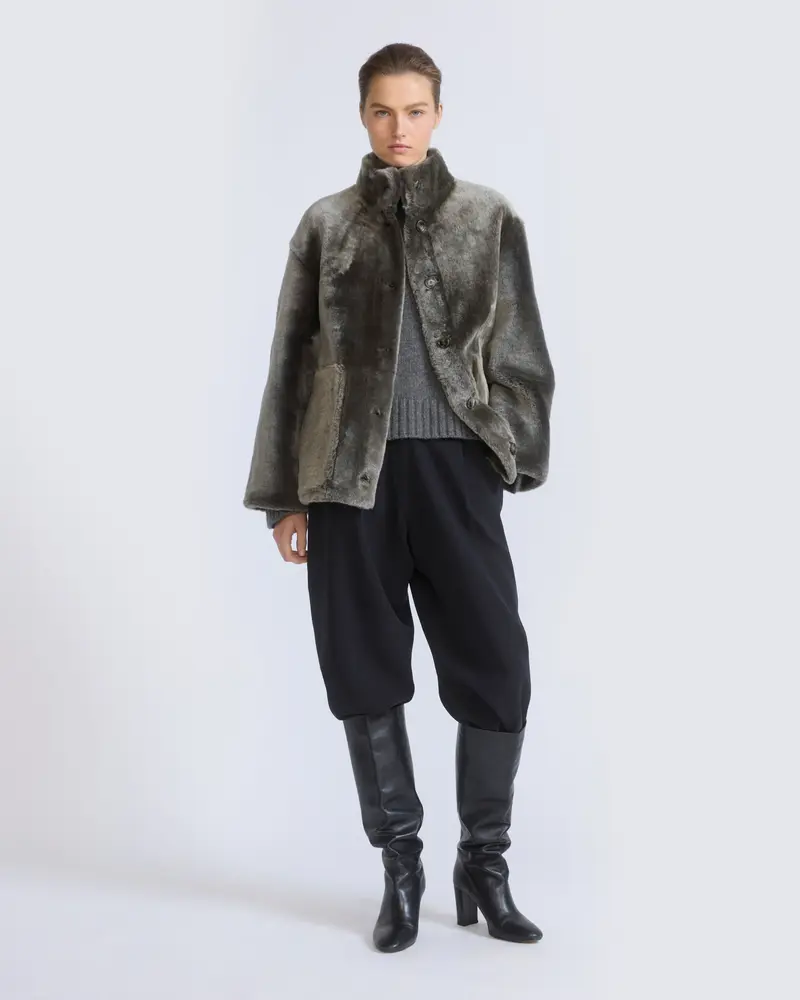 Merino lambskin shearling jacket