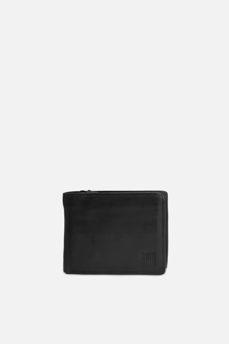 Michigan MIC15 – Portefeuille homme horizontal en cuir lavé tannage végétal – BIBA