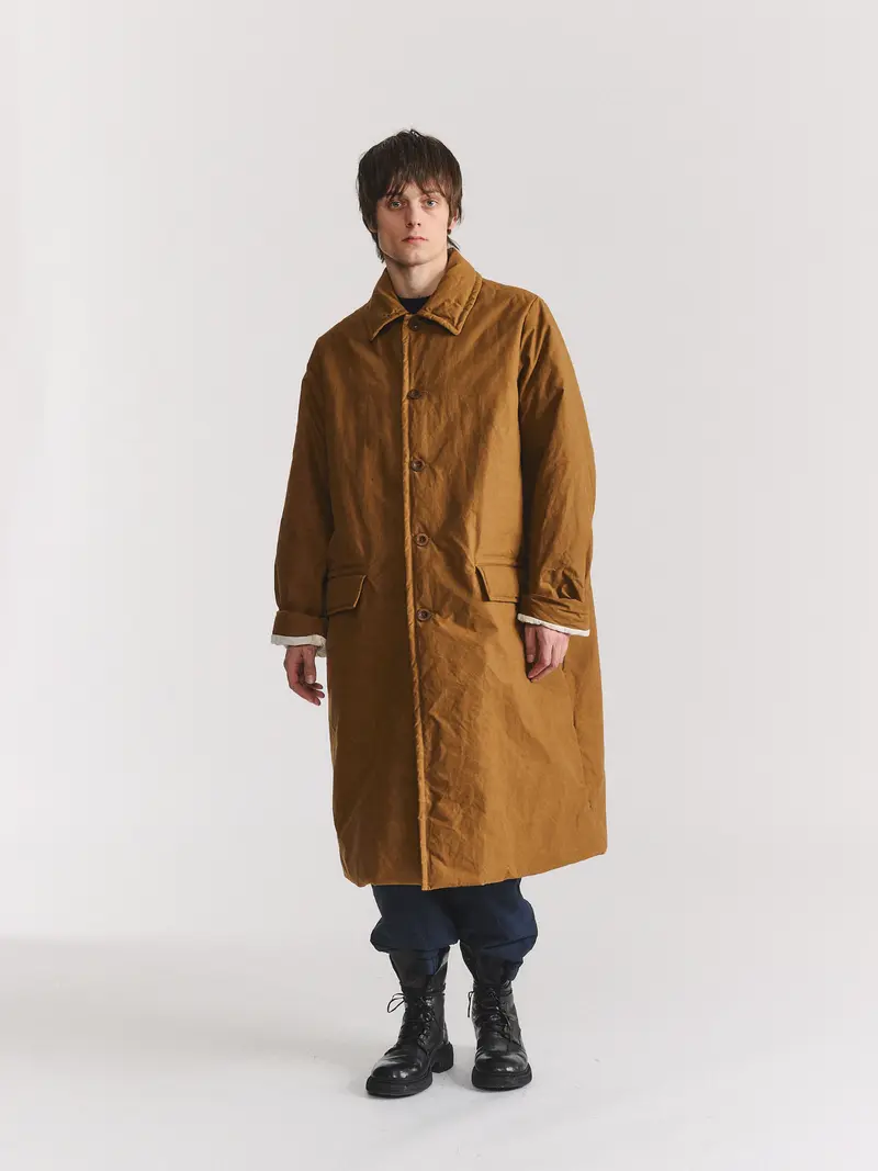 MILU COAT - H WAX - RUSSET