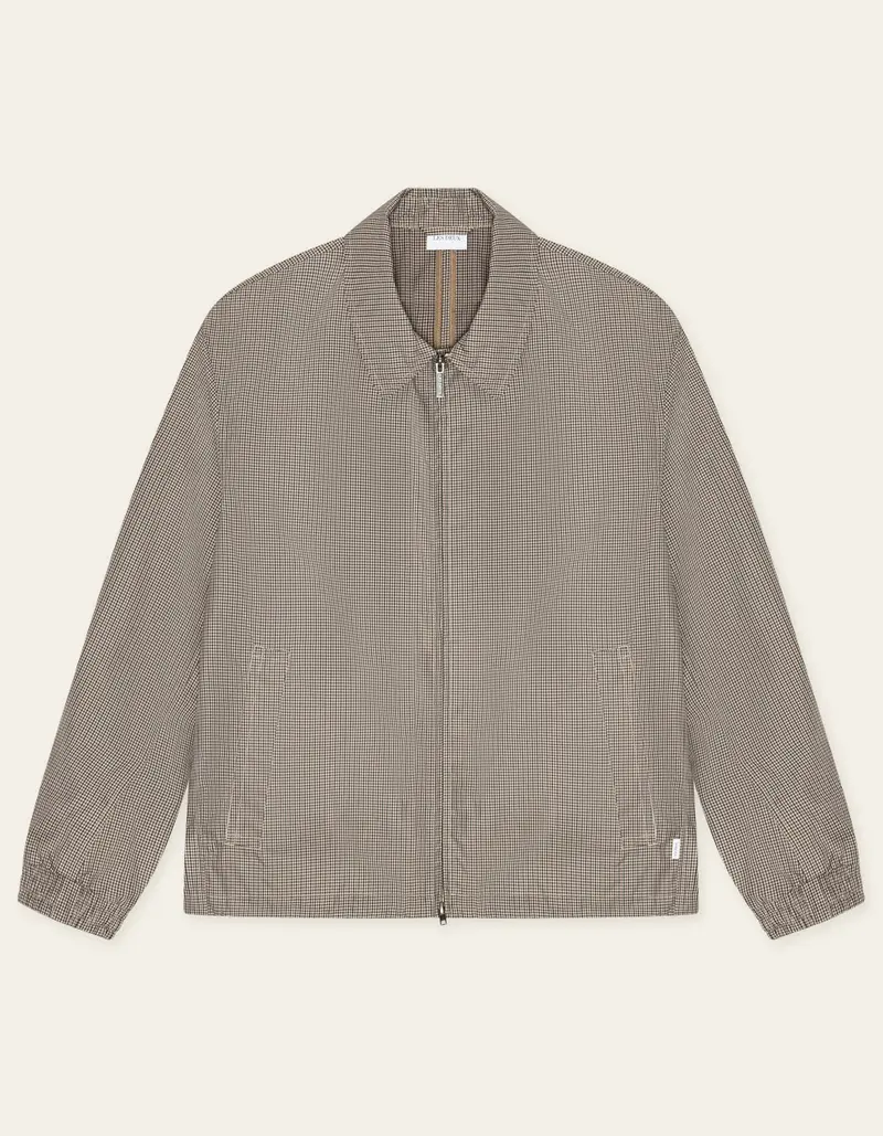 MINI CHECK ZIPPER JACKET