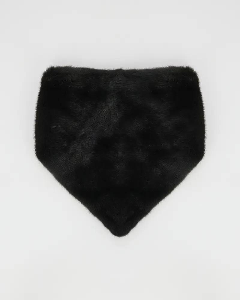 Mink fur bandana