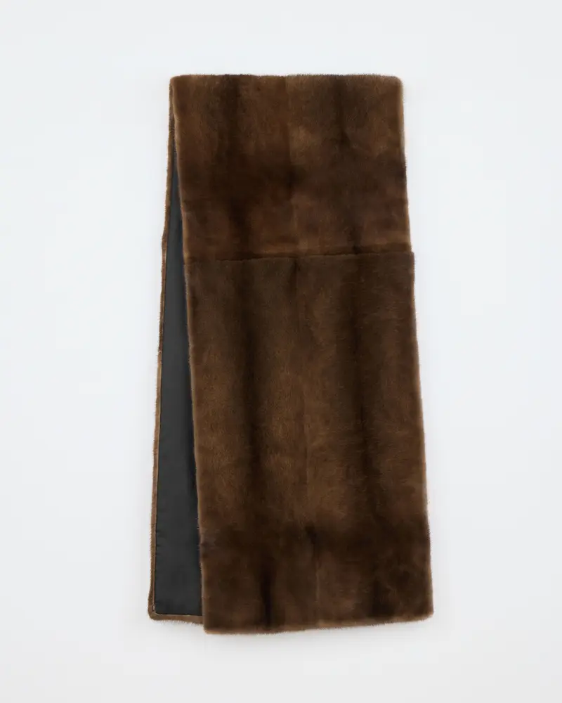 Mink fur scarf