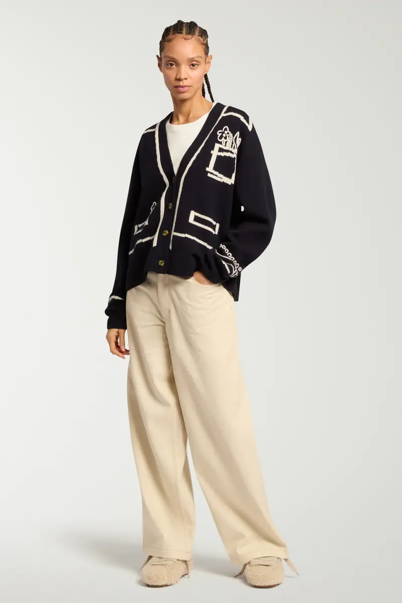 Mira Mikati Navy Lola Cardigan