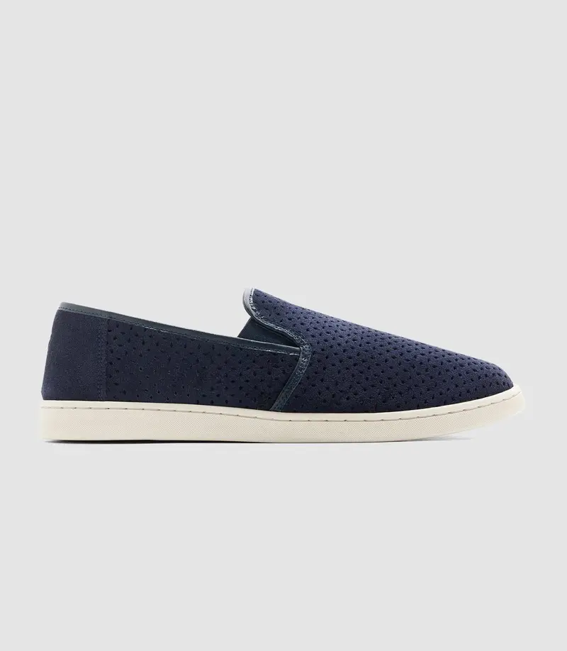 Mocassin fantaisie marine "Eloi"