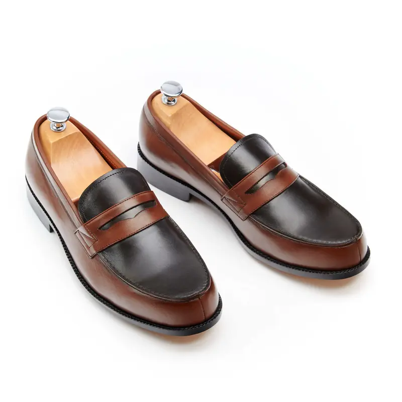 Mocassin Penny Loafer Camel/Marron - Nelson