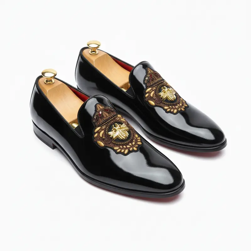 Mocassin Slippers homme cuir - Milano III