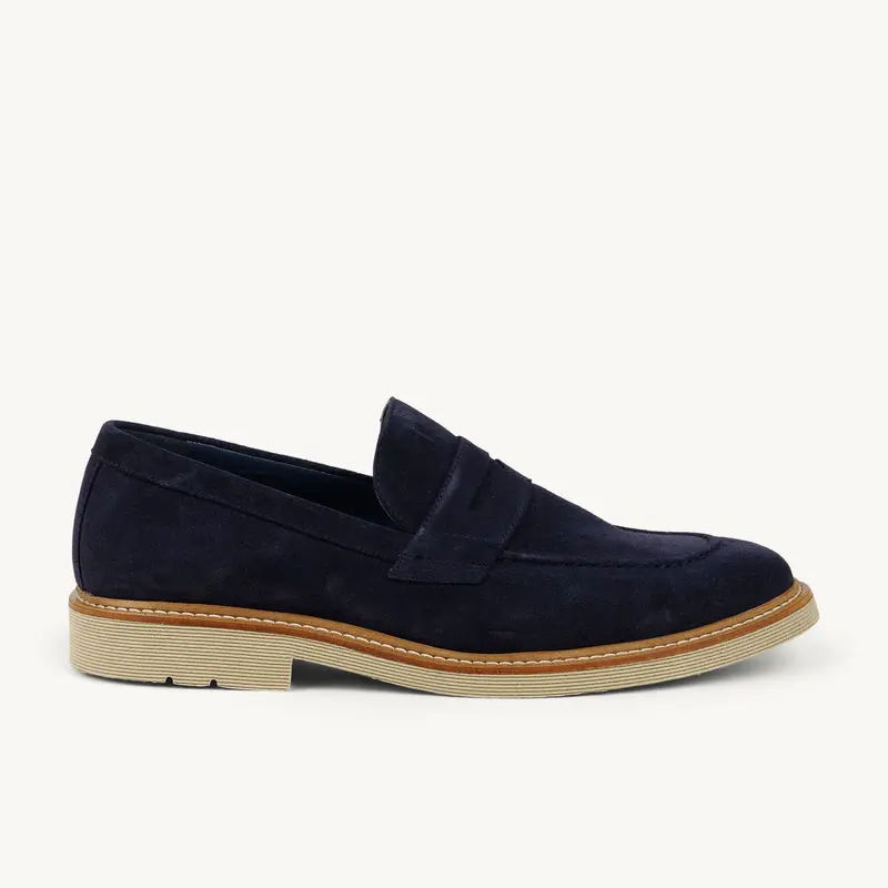 Mocassins 4721 635 BREMAC BRETT AND SONS Homme Bleu