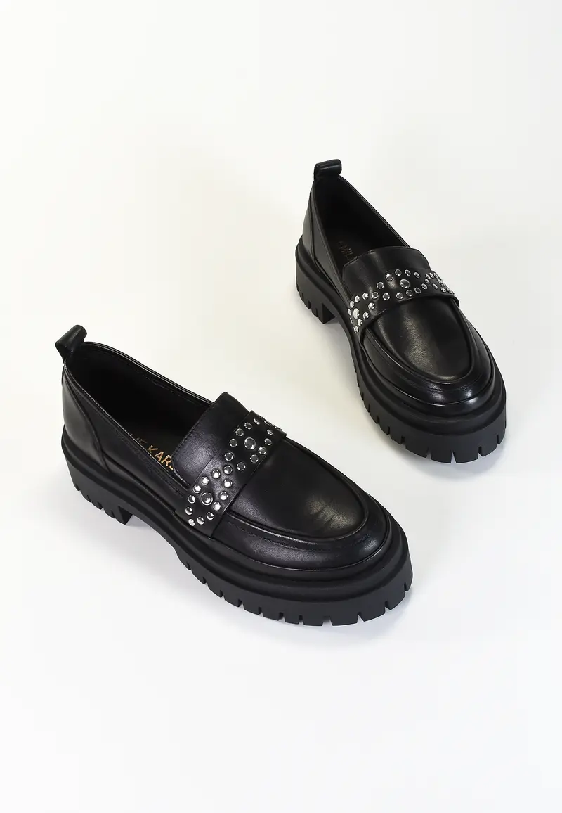 MOCASSINS ADAMAS - Noir Lisse