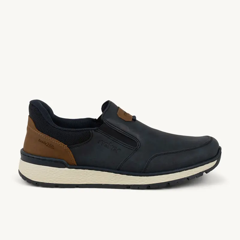 Mocassins B9057 - RIENON RIEKER Homme Bleu