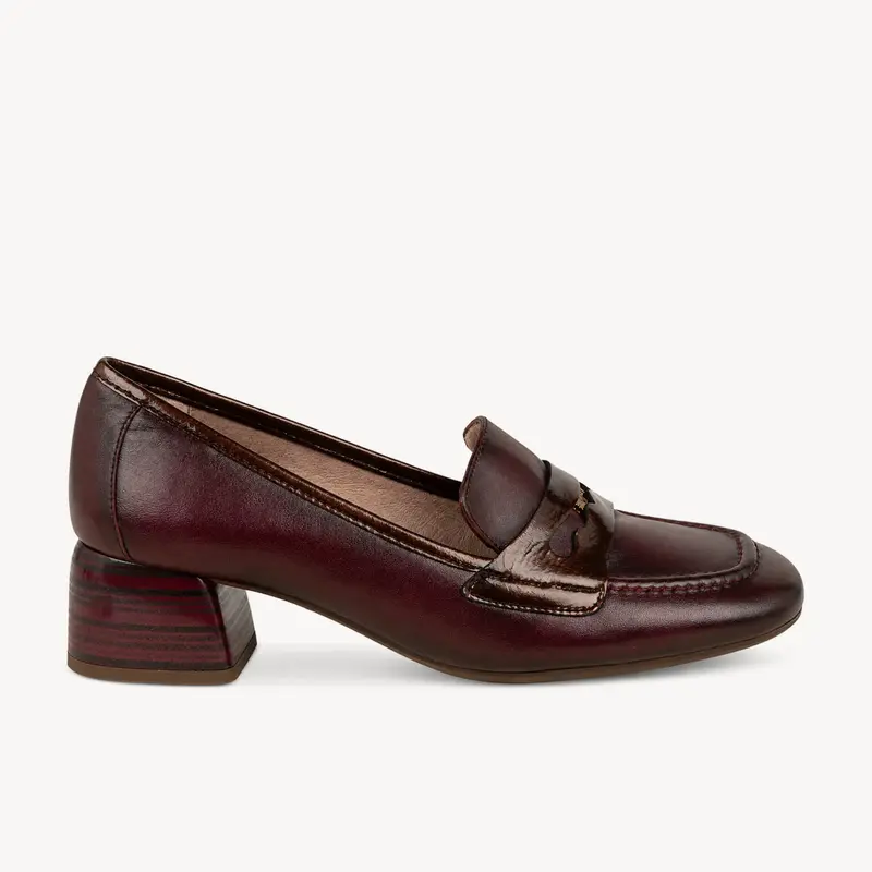 Mocassins BHI265223 - HISTA HISPANITAS Femme Bordeaux