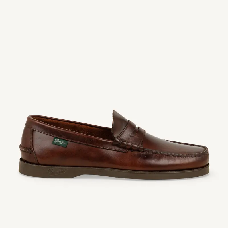 Mocassins CORAUX PARABOOT Homme Marron