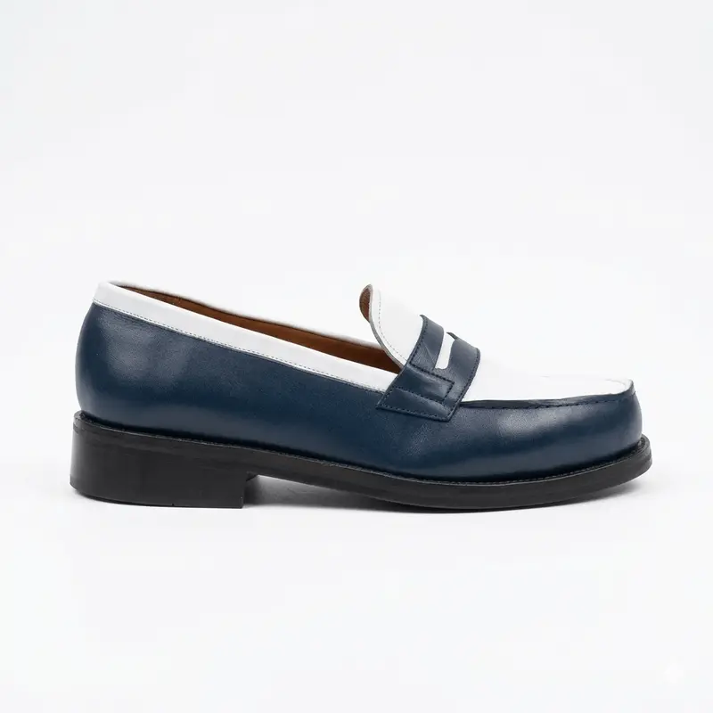 Mocassins Cuir - Bicolore