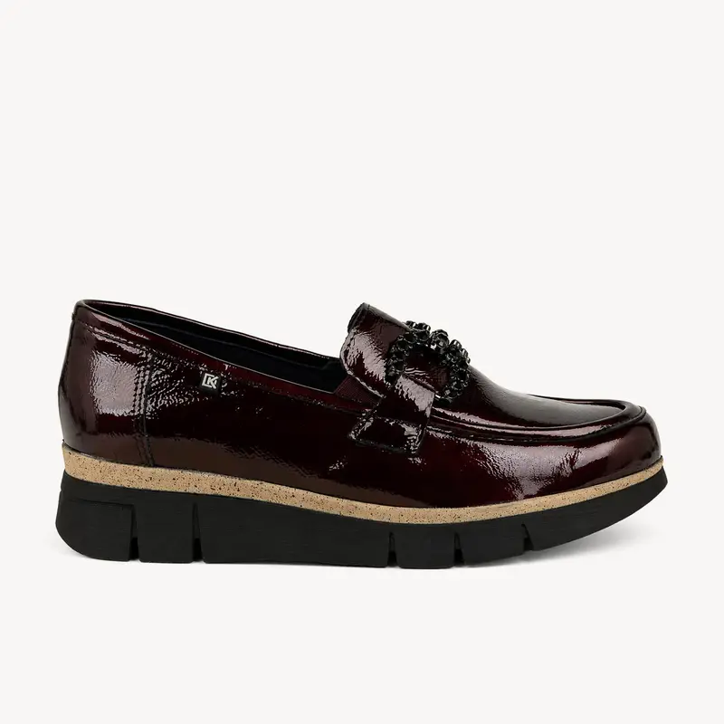 Mocassins DODIND D9325 FLUCHOS Femme Rouge