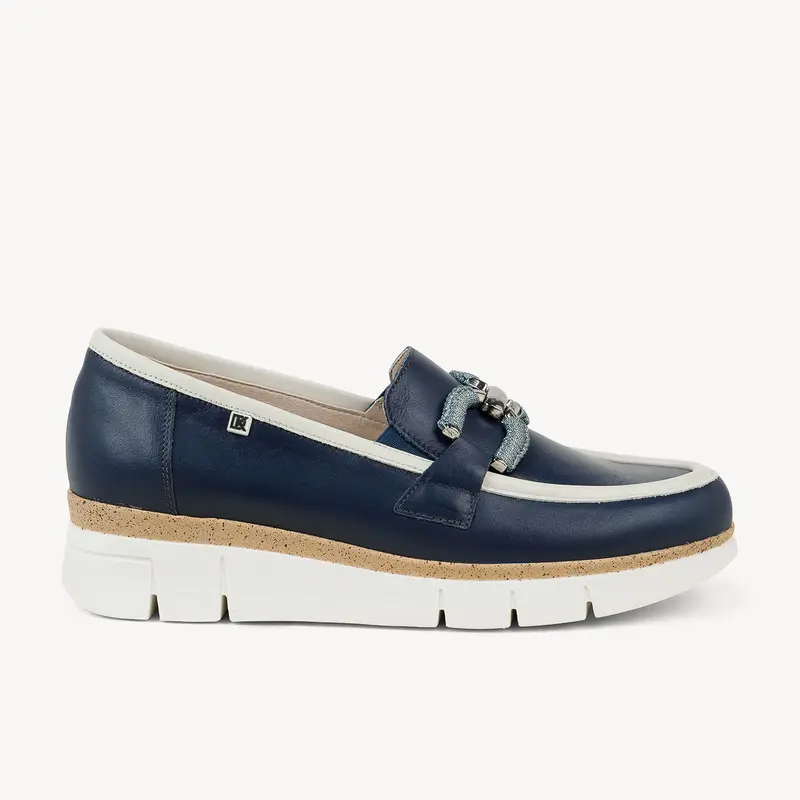 Mocassins DOMAL FLUCHOS Femme Bleu