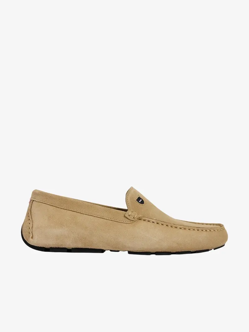 Mocassins Eden Park beiges en cuir