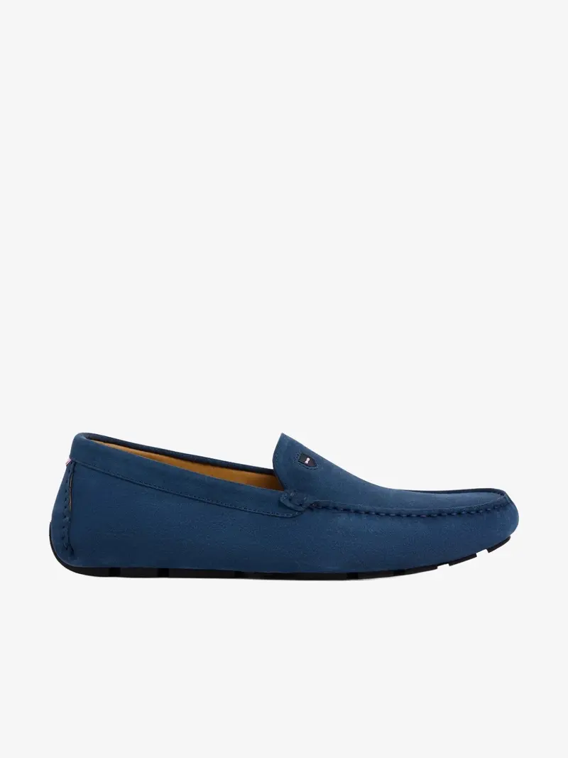 Mocassins Eden Park bleus en cuir