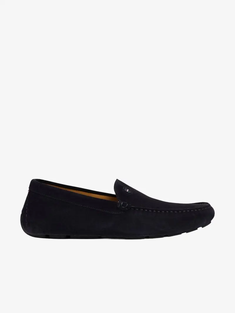 Mocassins Eden Park marines en cuir