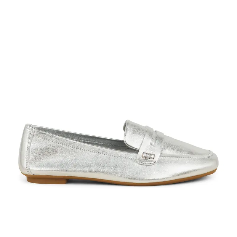 Mocassins HEMA REQINS Femme Argent