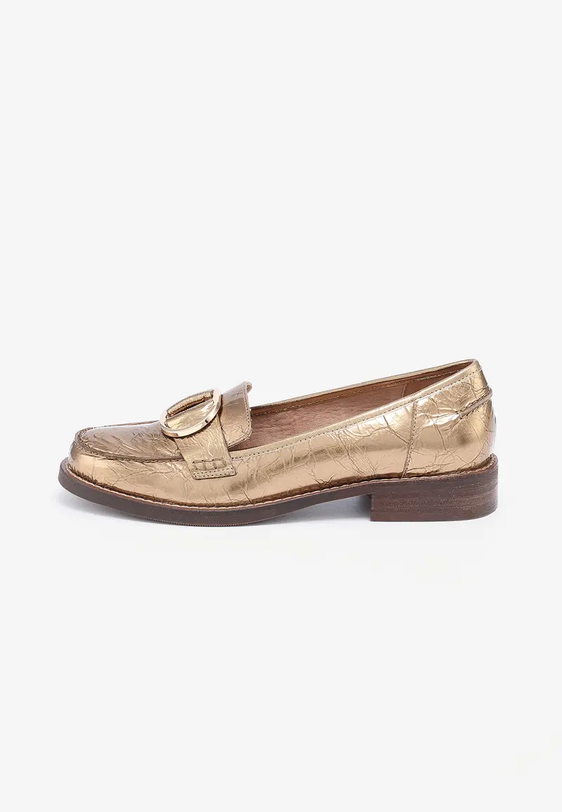 MOCASSINS NORA  - GOLD