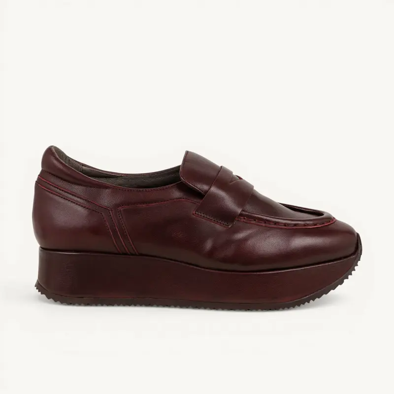 Mocassins SOFTULI 93305 SOFTWAVES Femme Bordeaux