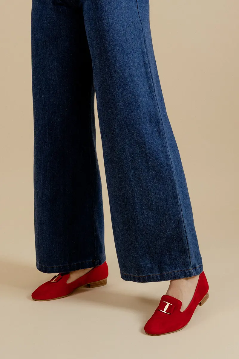 MOCASSINS YUNI - ROUGE