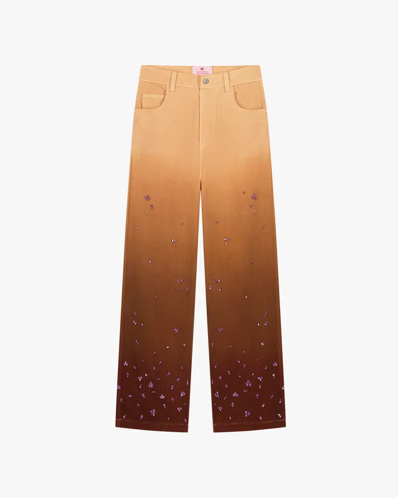 MOCHA DENIM PANT