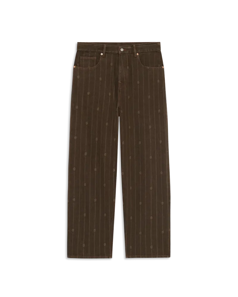 Monogram Baggy Jeans