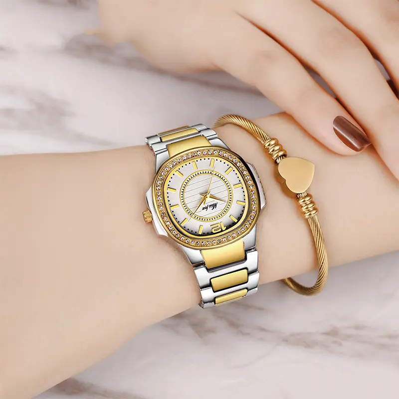 Montre Femme Décontractée à Diamant Style Fashion