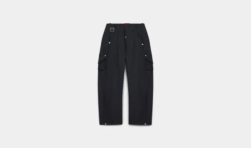 MOSHUI BLACK CARGO PANTS