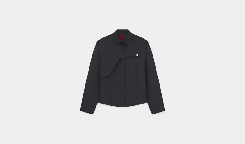 MOSHUI BLACK KYUDO OVERSHIRT