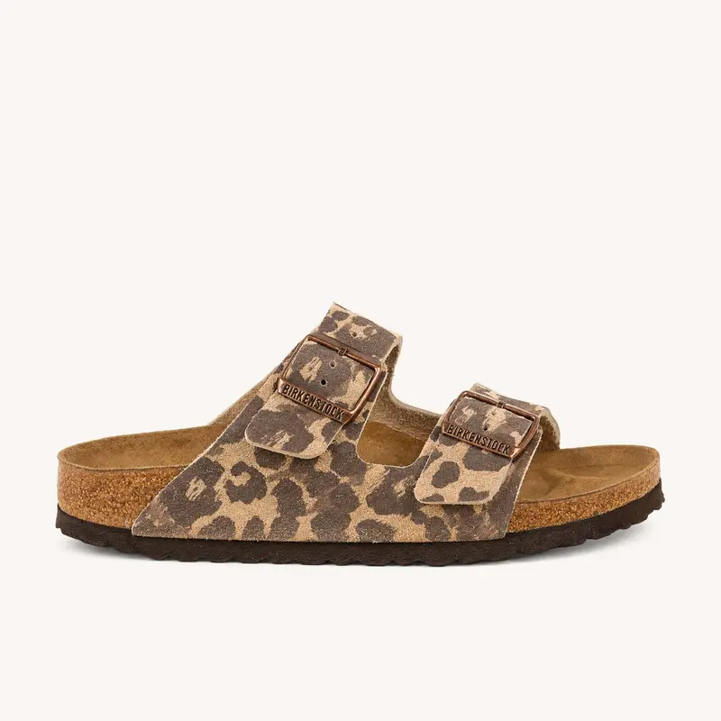 Mules Arizona SUEDE Leo Sandcastle BIRKENSTOCK Femme Beige