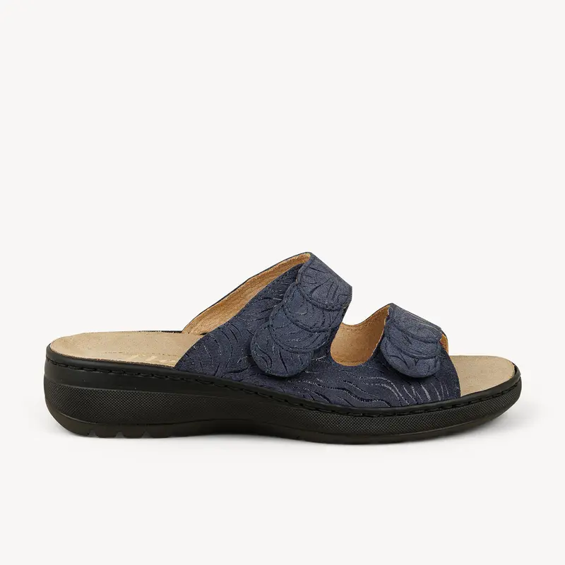 Mules GRAZIELLA 3 SEMELFLEX Femme Bleu