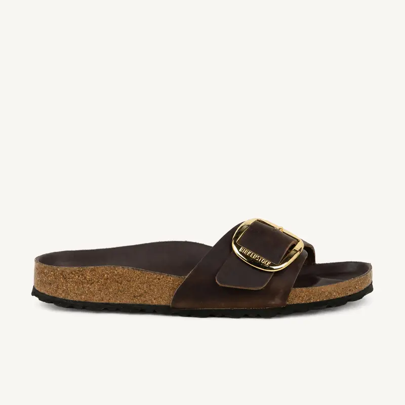 Mules MADRID BIG BUCKLE HABANA BIRKENSTOCK Femme Marron